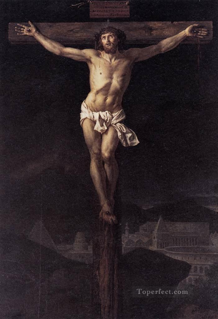 十字架上のキリスト 新古典主義 ジャック・ルイ・ダヴィッド油絵